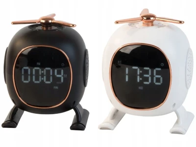 Verk 27502 Aromaterapeutický budík Bluetooth s reproduktorom, čierny