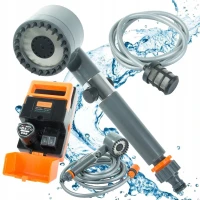 Verk 27521 Přenosná cestovní sprcha 12V, dobíjecí s čerpadlem 