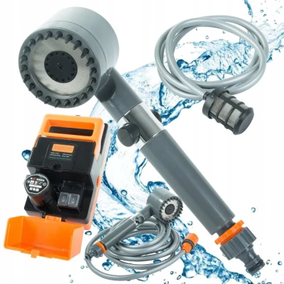 Verk 27521 Přenosná cestovní sprcha 12V, dobíjecí s čerpadlem 