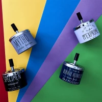 CMP TB1033 Designový kovový popelník s humorným nápisem, černý