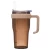 CMP KA0671 Plastový hrnek s brčkem a ouškem, 600 ml, hnědý