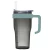 CMP KA0671 Plastový hrnek s brčkem a ouškem, 600 ml, černý