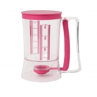 CMP KP5115 Dávkovač těsta s pístem a ventilem, 900 ml, růžový