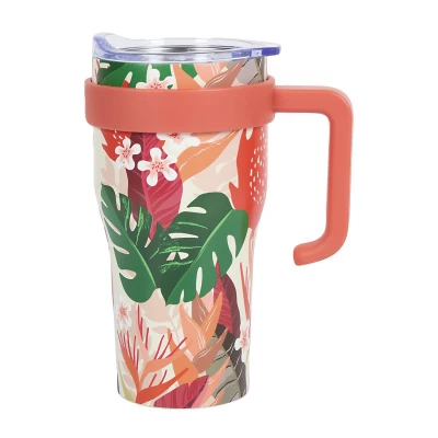 CMP KA0670 Termohrnek s uchem a brčkem 600 ml, tropický ráj
