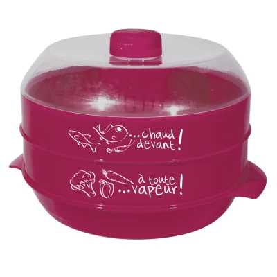CMP KC2155 Napařovač do mikrovlnné trouby 2,4 L, růžový