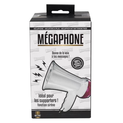 CMP MG20581 Mini Megafon se sirénou 15 x 10 cm, fialový