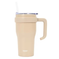CMP KA0583 Termohrnek s uchem a brčkem 600 ml, béžový