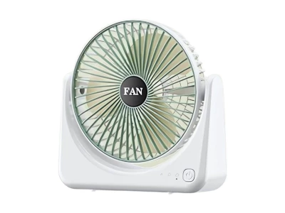 Verk 16037 Bezdrátový USB ventilátor, 3 rychlosti, 19 cm, zelený