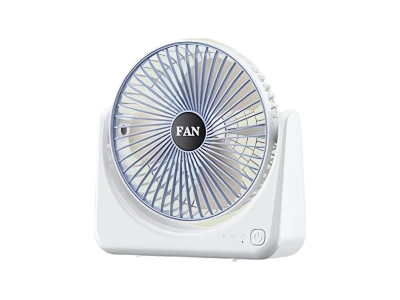 Verk 16037 Bezdrátový USB ventilátor, 3 rychlosti, 19 cm, modrý