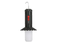 Verk 12377 Multifunkční LED kempingová lampa 2v1, černá