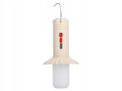 Verk 12377 Multifunkční LED kempingová lampa 2v1, černá