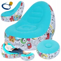 Verk 27533 Nafukovací relaxační křeslo s podnožkou, růžové