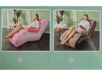Verk 27531 Nafukovacie relaxačné kreslo s operadlom, hnedé