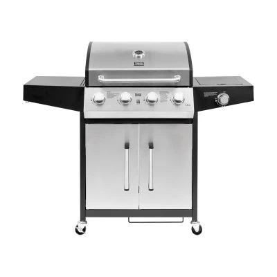 Teesa TSA0251 Plynový gril 5007 MASTER, 5 horákov, 12 kW, čierno-strieborný