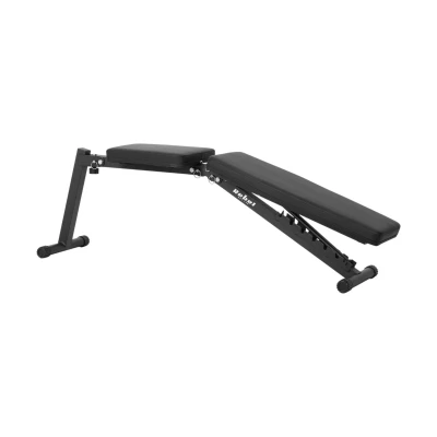 Rebel RBA-2003-S Šikmá tréninková lavice 138 x 43 x 30 cm, černá