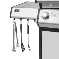 Teesa TSA0250 Plynový gril 5006 MASTER, 5 horákov, 14 kW, čierno-strieborný