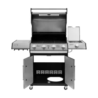 Teesa TSA0250 Plynový gril 5006 MASTER, 5 horákov, 14 kW, čierno-strieborný