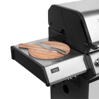 Teesa TSA0250 Plynový gril 5006 MASTER, 5 horákov, 14 kW, čierno-strieborný