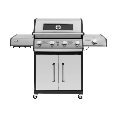 Teesa TSA0250 Plynový gril 5006 MASTER, 5 horákov, 14 kW, čierno-strieborný