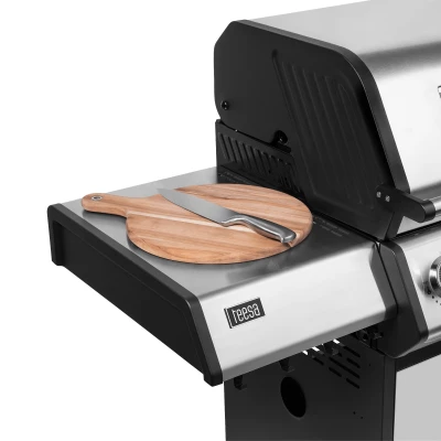 Teesa TSA0250 Plynový gril 5006 MASTER, 5 horákov, 14 kW, čierno-strieborný