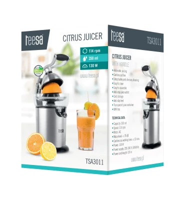 Teesa TSA3011 Odšťavovač citrusov s rukoväťou, 350 ml