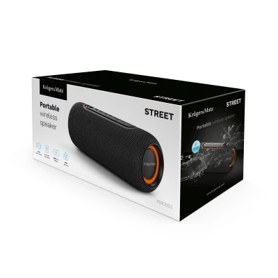 Kruger&Matz KM0563 Bezdrátový bluetooth reproduktor Street, 20 W, černý