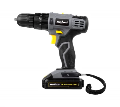 Rebel RB-1002 Příklepová vrtačka AKU, 20 V, bateri 2 Ah, Li-Ion, nabíječka