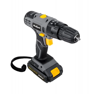 Rebel RB-1002 Příklepová vrtačka AKU, 20 V, bateri 2 Ah, Li-Ion, nabíječka