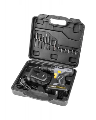 Rebel RB-1002 Příklepová vrtačka AKU, 20 V, bateri 2 Ah, Li-Ion, nabíječka