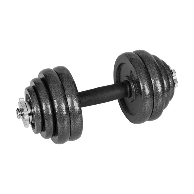 Rebel RBA-2327 Litinové nastavitelné činky v přepravním pouzdře s konektorem 2 x 15 kg, černá