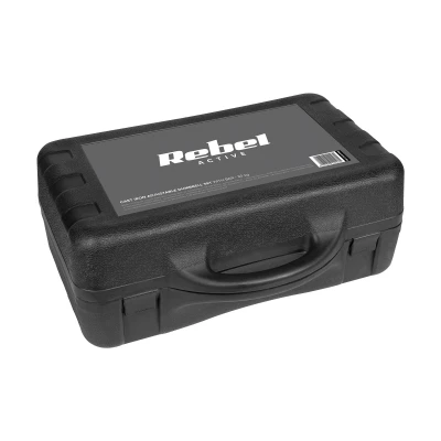Rebel RBA-2327 Litinové nastavitelné činky v přepravním pouzdře s konektorem 2 x 15 kg, černá