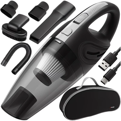 Xtrobb 26203 Bezdrátový vysavač do auta 50 W, 2600 mAh, černá