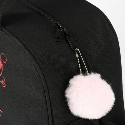 Kruzzel 26516 Designová školní taška s motivem kočky, 13 L, černá