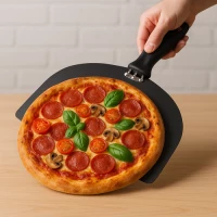 Ruhhy 26050 Pec na pizzu s pečicím kamenem, 1200 W, černá