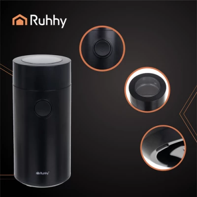 Ruhhy 26219 Mlynček na kávu 150 W, 50 g, čierny
