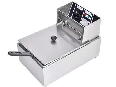 Verk 07382 Elektrická fritéza s termostatem 60°-200°, 6L, 2500 W