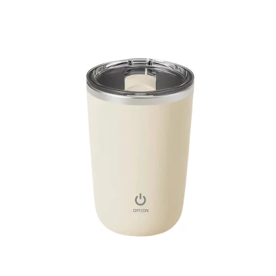 Verk 07375 Samomiešacia šálka na kávu 350 ml, béžová