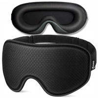 Verk 27568 Ergonomická 3D maska na spaní, černá