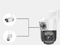 Verk 06362 Bezdrátová IP kamera s nočním viděním a WiFi, bílá