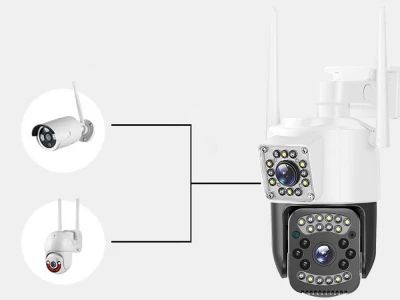 Verk 06362 Bezdrátová IP kamera s nočním viděním a WiFi, bílá