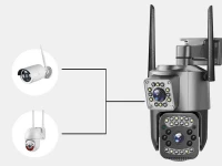 Verk 06362 Bezdrátová IP kamera s nočním viděním a WiFi, černá