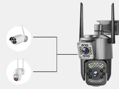 Verk 06362 Bezdrátová IP kamera s nočním viděním a WiFi, černá