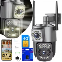 Verk 06365 Bezdrátová IP kamera s nočním viděním a WiFi, 4G, černá