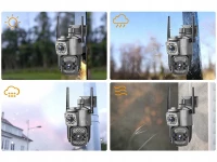 Verk 06365 Bezdrátová IP kamera s nočním viděním a WiFi, 4G, černá