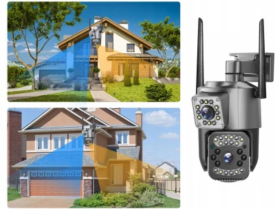 Verk 06365 Bezdrátová IP kamera s nočním viděním a WiFi, 4G, černá