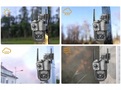 Verk 06365 Bezdrátová IP kamera s nočním viděním a WiFi, 4G, černá