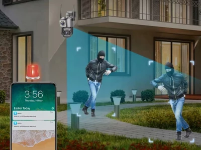 Verk 06365 Bezdrátová IP kamera s nočním viděním a WiFi, 4G, černá