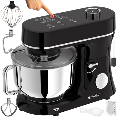Ruhhy 25726 Kuchyňský robot 6,2 L, 2000 W, s funkcí ohřevu, černý