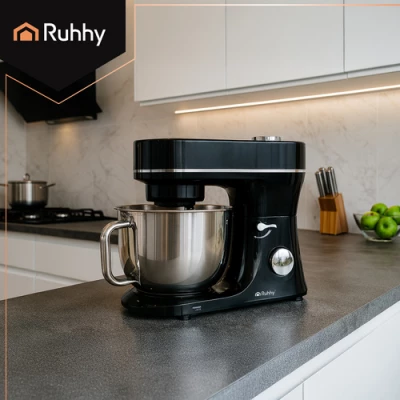 Ruhhy 25726 Kuchyňský robot 6,2 L, 2000 W, s funkcí ohřevu, černý