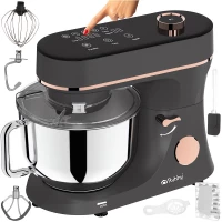 Ruhhy 25727 Kuchyňský robot 6,2 L, 2000 W, s funkcí ohřevu, černý